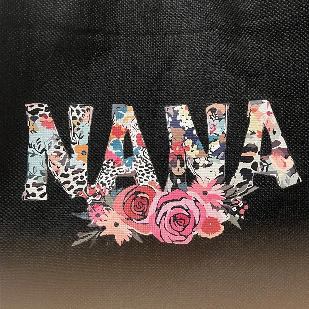 NWT: Burlap “Nana” Tote w/Wristlet - Picture 5 of 7